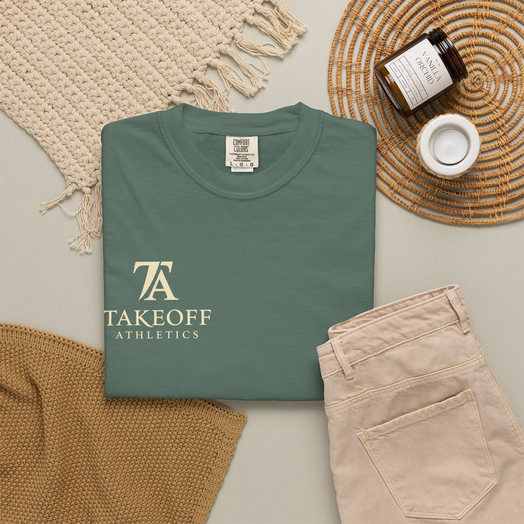 Takeoff Athletics' Unisex Dyed T-shirt- Soft Everyday Feel